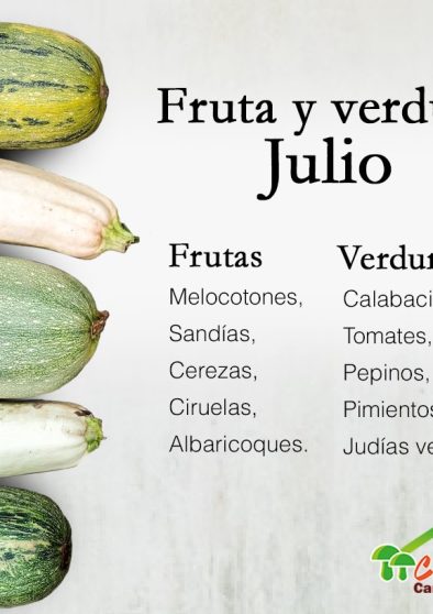 Frutas y verduras Julio