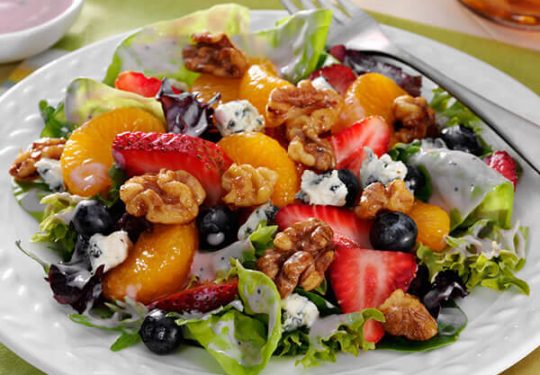 Frutas y ensaladas